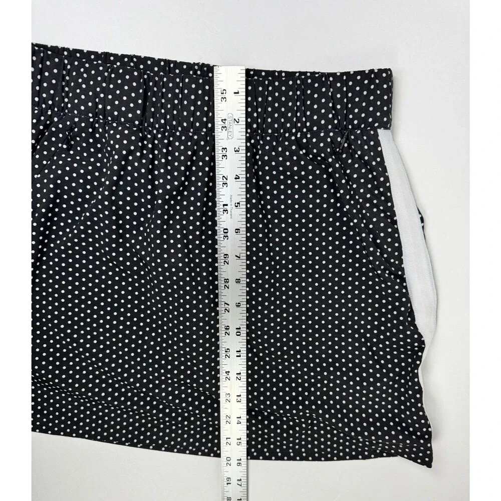 T by Talbots Skort XS Black White‎ Polka Dot Stretch Active Golf Tennis Preppy